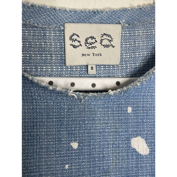 SEA NEW YORK EMBROIDERED SHORT SLEEVE TOP SIZE 0 - Picture 5 of 8